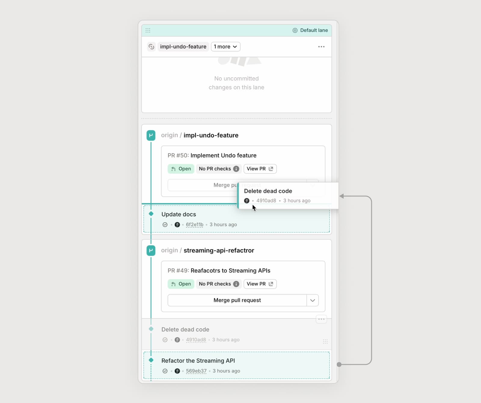 Stacked Branches | GitButler Docs