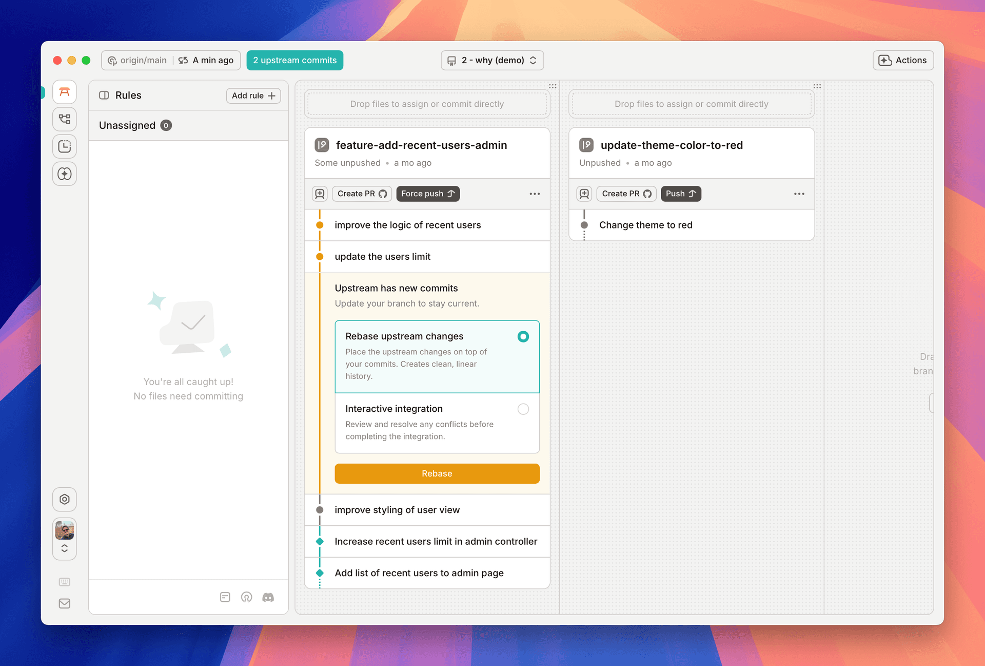 Upstream Integration | GitButler Docs